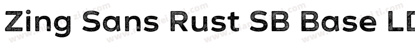 Zing Sans Rust SB Base LD字体转换